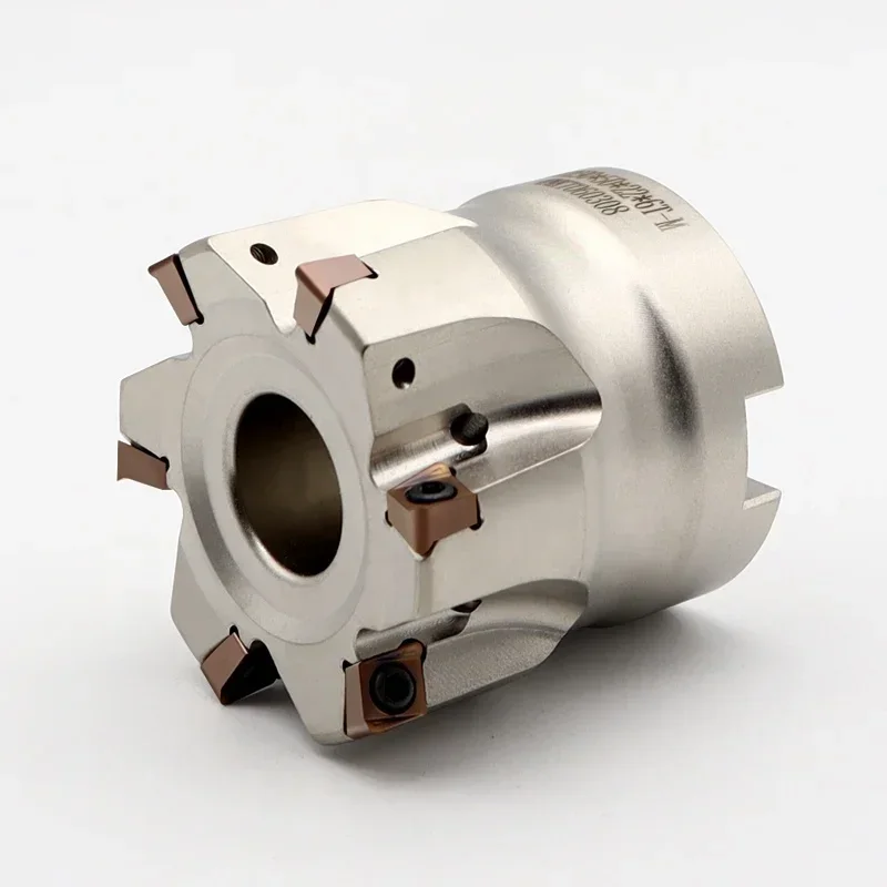4N TE90 CNC Fast Feed Face Milling Cutting Double Line CNC Cutting Head For Inserts 4NKT060308R