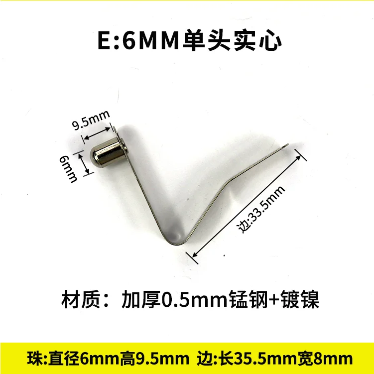 10 sztuk stalowe wiosło kajakowe kijek do namiotu przycisk zacisk sprężynowy rurka pojedynczy/podwójny pin 5/6/7/8/9mm