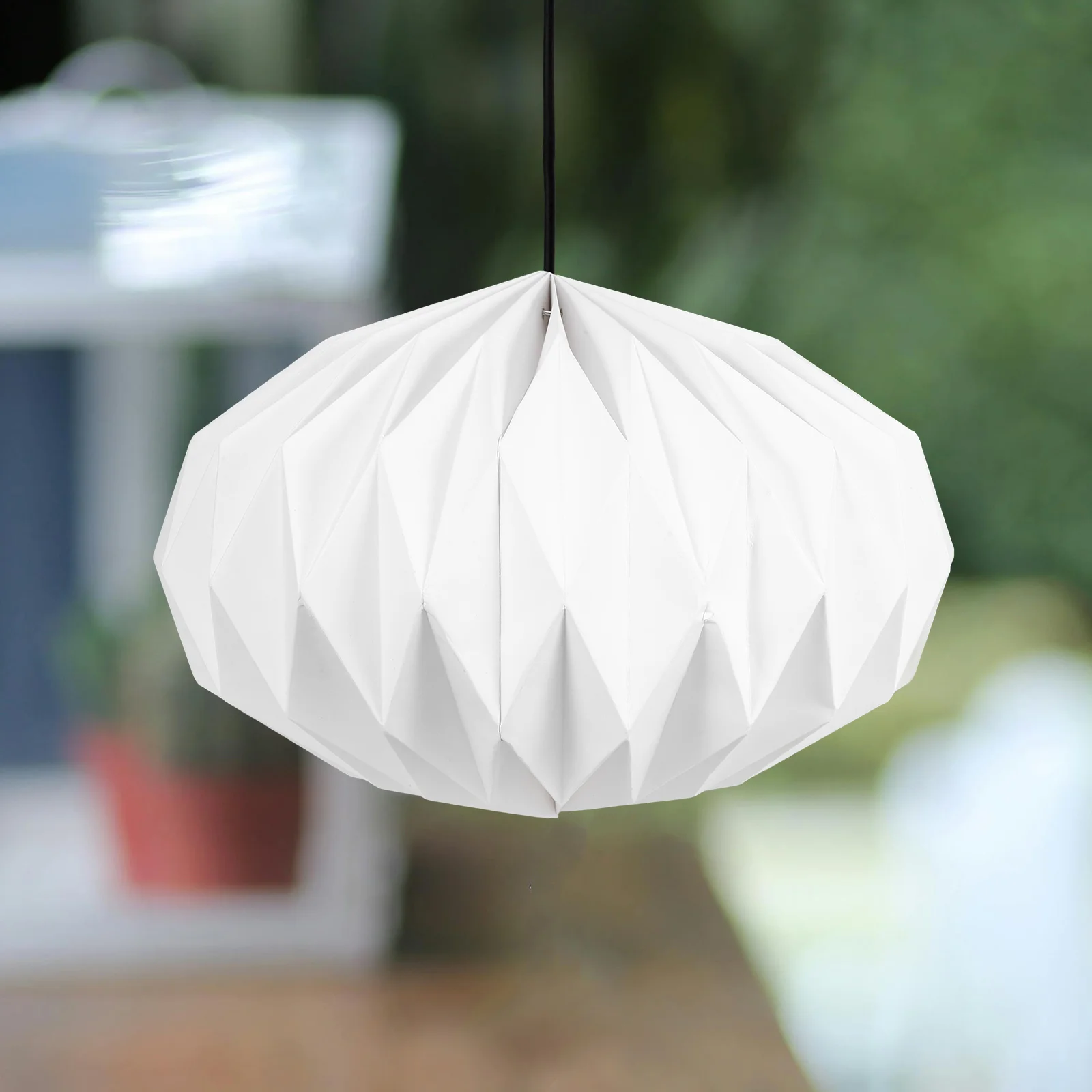

Diy Lampshade Foldable Geometric Paper Light Cover For Pendant Ceiling Floor Lamp Modern Simple Style Chandelier Shade Indoor