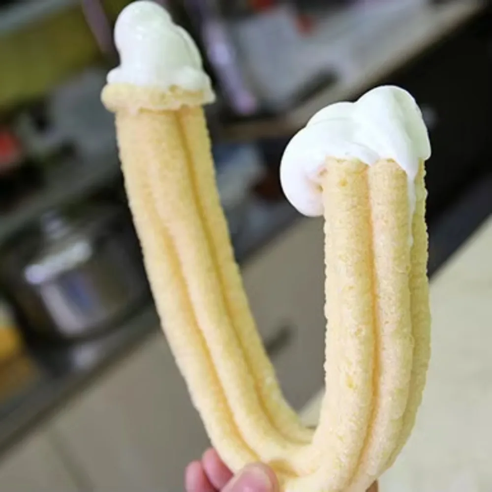 Mesin pembuat camilan jagung berongga dan beras berongga