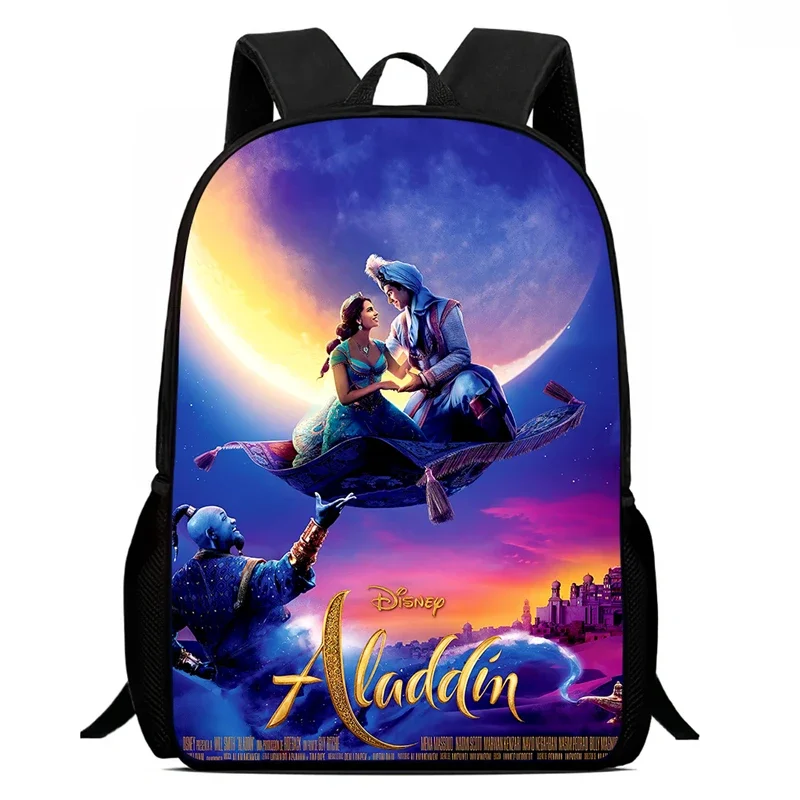 Mochila aladdin infantil, mochila escolar de desenho animado para meninos e meninas, bolsa infantil de anime leve e durável para jardim de infância