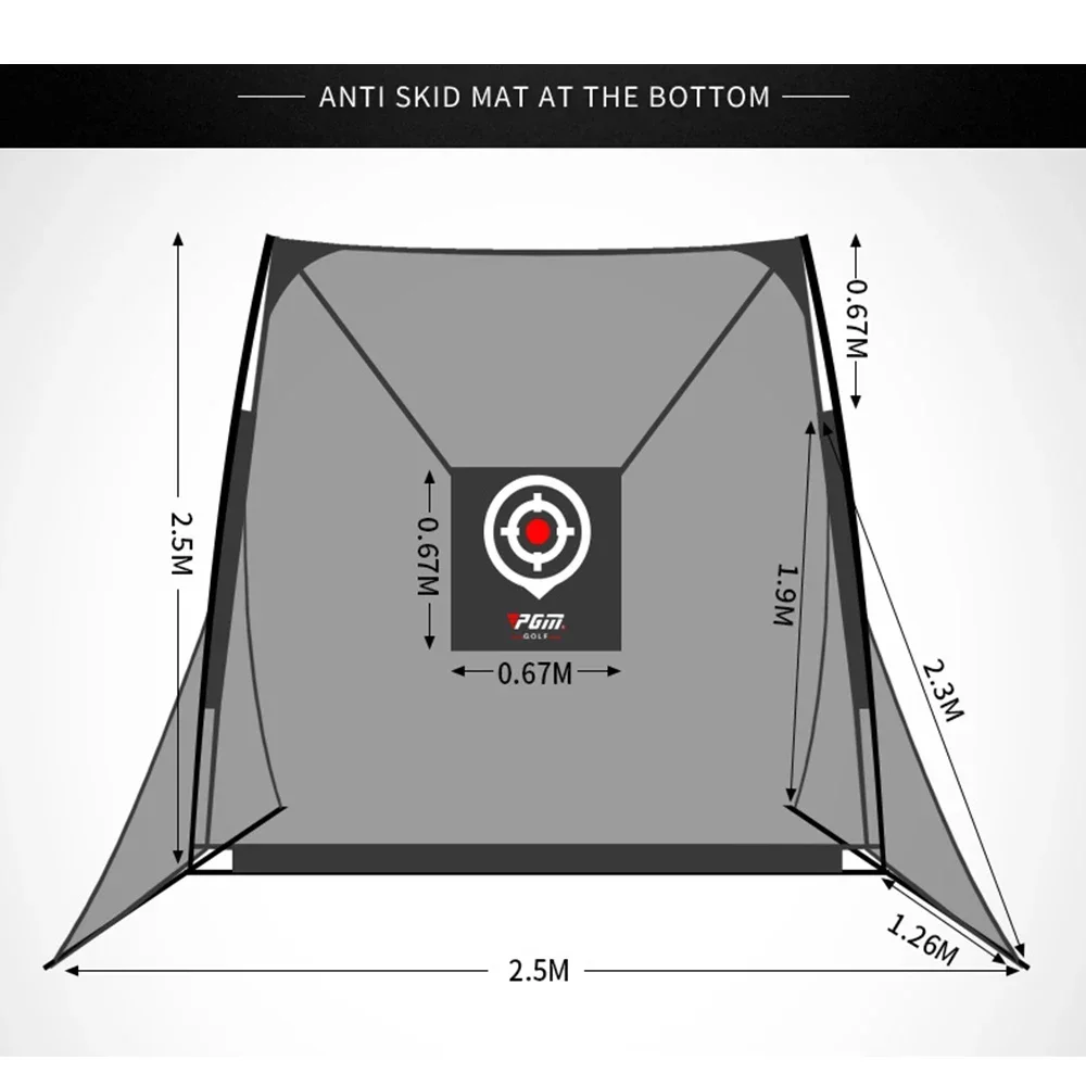 PGM Golf Practice Net,Indoor/Outdoor Golf Driving Range with Enlarged Side Protection Net,Golf Hitting Aid Nets LXW015