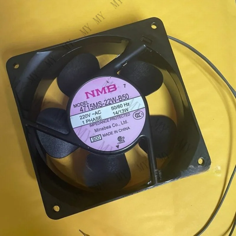 

Вентилятор переменного тока TT, 1 шт., для NMB 4715MS-22W-B50, 220 В, 14/13 Вт, 12038, 120 мм, с алюминиевой рамой