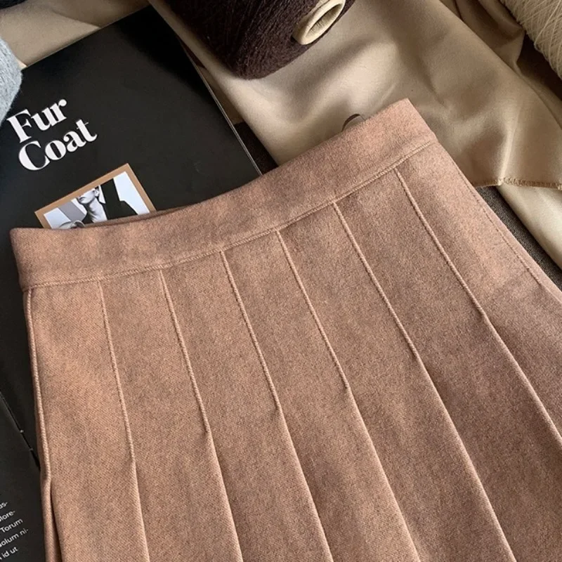 

Мини-юбки для женщин, летняя одежда для молодых девушек, универсальная однотонная одежда, шикарный High Street Ins, повседневная популярная плиссированная одежда