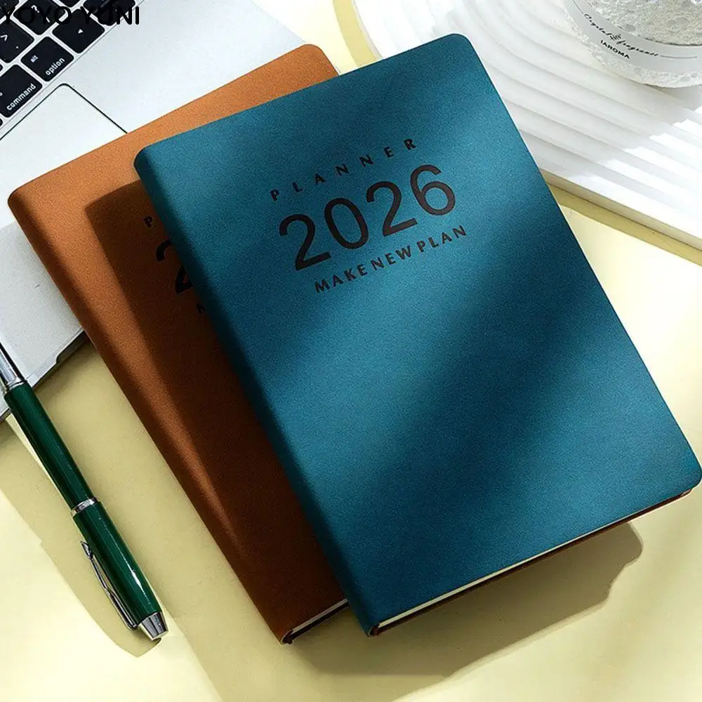 

Wear-resistant 2026 Schedule Planner Thick Paper 365 Days Bookmark Year Planner Notepad Task Priority Efficient Time Organizer