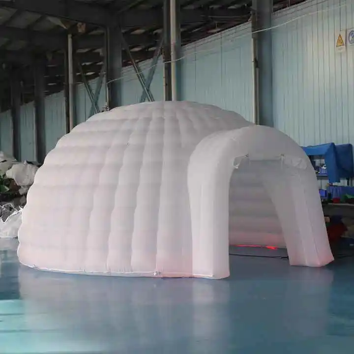 

Free Custom Design Colorful LED Inflatable Dome Commercial Advertising Tent Made of Oxford Material