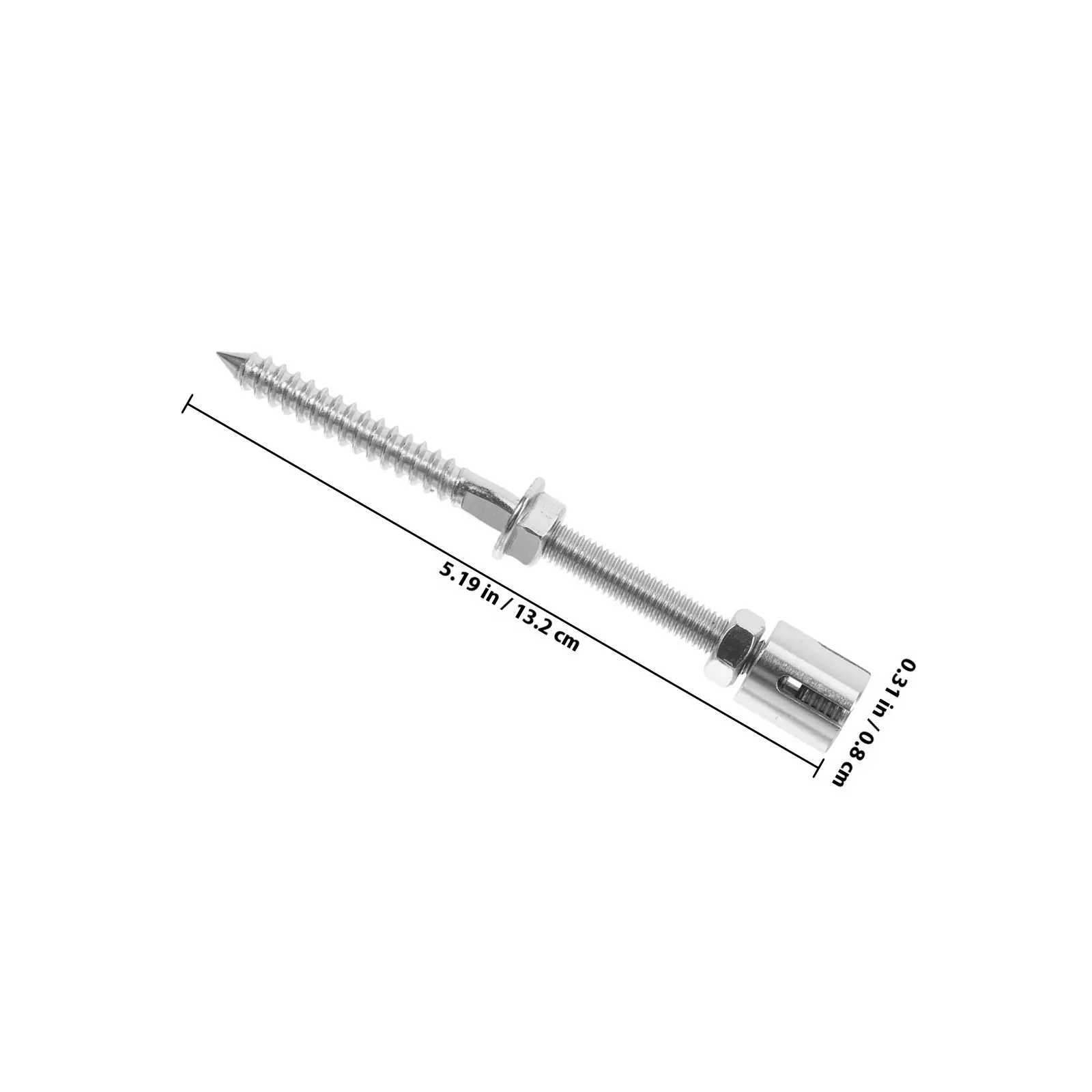Stainless Steel Wall Trellis Screw for Wire Rope Fixing Climbing Plants Outdoor Greenhouse Gardening Vine Rose Grape Bean