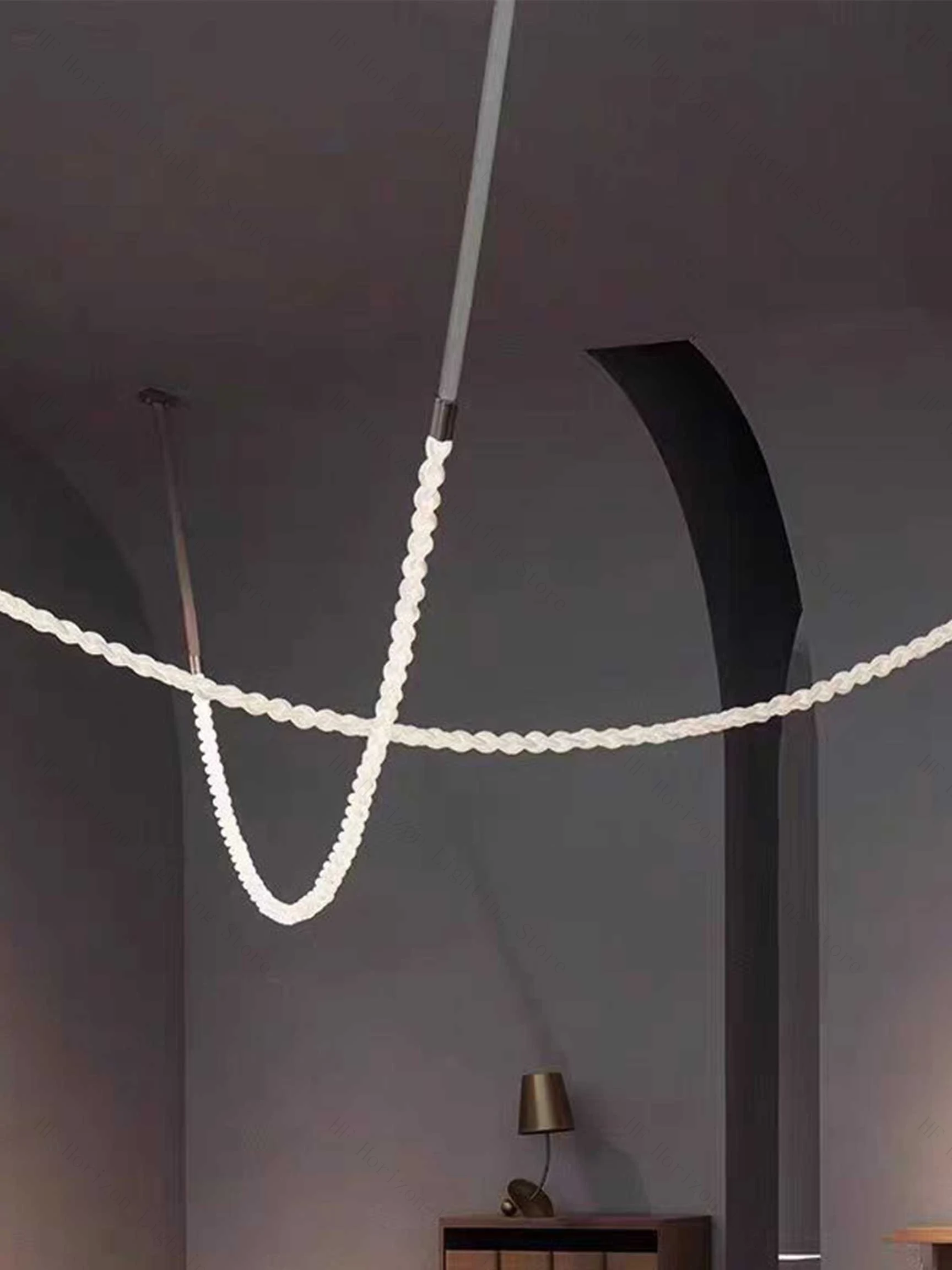 Minimalist Vintage Chandelier with Luxury Art Deco Fringe Double Height Light for Living Room and Restaurant Dining