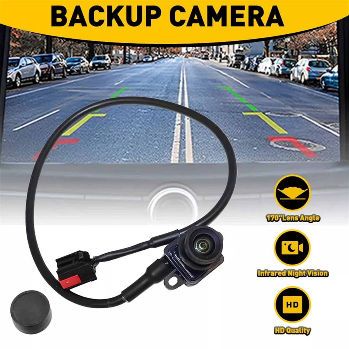 Car Rear View Reversing Camera 68417057AA for Ram 1500 2500 2018-2021 Car Parking Camera