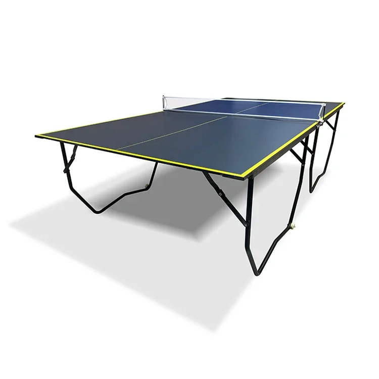 Indoor Cheap 12mm Professional Pingpong Table with Foldable Function, Movable Table Tennis Table for wholesale