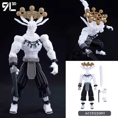 9L3D Printed Anime Jujutsu Kaisen Sukuna Yuji Yuta Satoru Gojo Lucky Dummy 13 Movable Shapeshift Action Figures Mannequin Toys - Image 15
