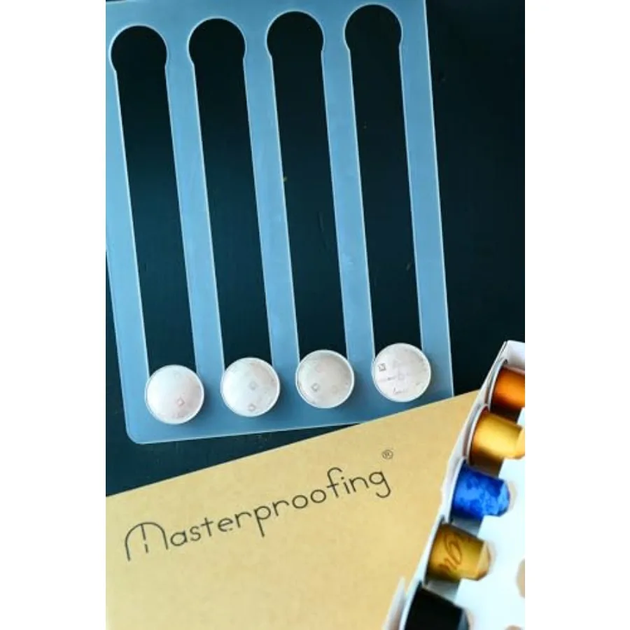 Acrylic Capsule Holder for Nespresso Pods Holds 28 Pods-Pack of 2 Pieces Incompatible with Vertuoline