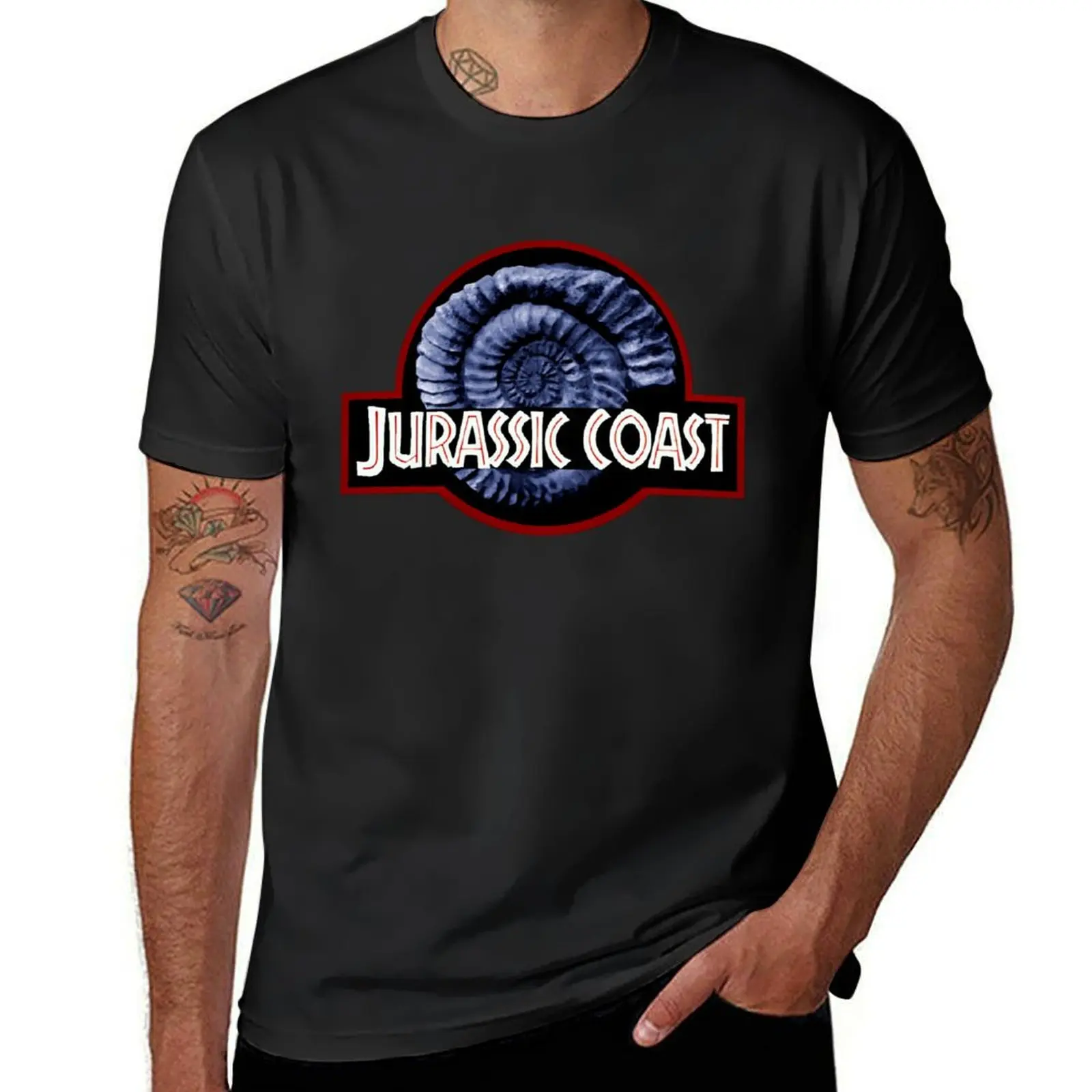 Jurassic coast 848 T-Shirt oversizeds anime oversized t shirts for men