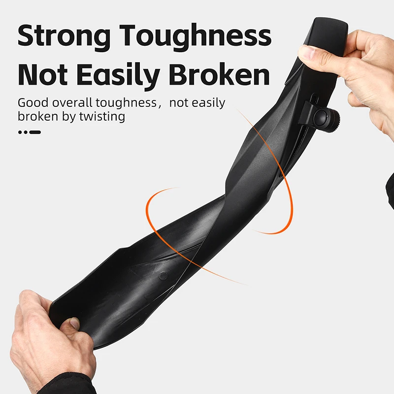WEST BIKING 2pcs Bicycle Fenders for 26/27.5/ 29 inch Mountain Bike Front Rear Tire Bike Mudguard Wheel MTB Quick Release Fender