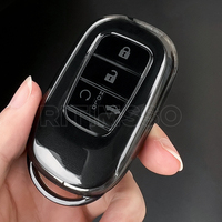 5 Buttons TPU Car Key Case Cover  for Honda Civic Accord HR-V CR-V Zrv  2022 2023 Auto Shell Fob Holder  Car Accessories