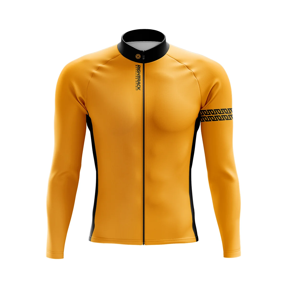 

New Winter Cycling Jersey Men's Long Sleeve Fleece Thermal Colorful Cycle Clothes RIGHTTRACK Top MTB Bike Clothing