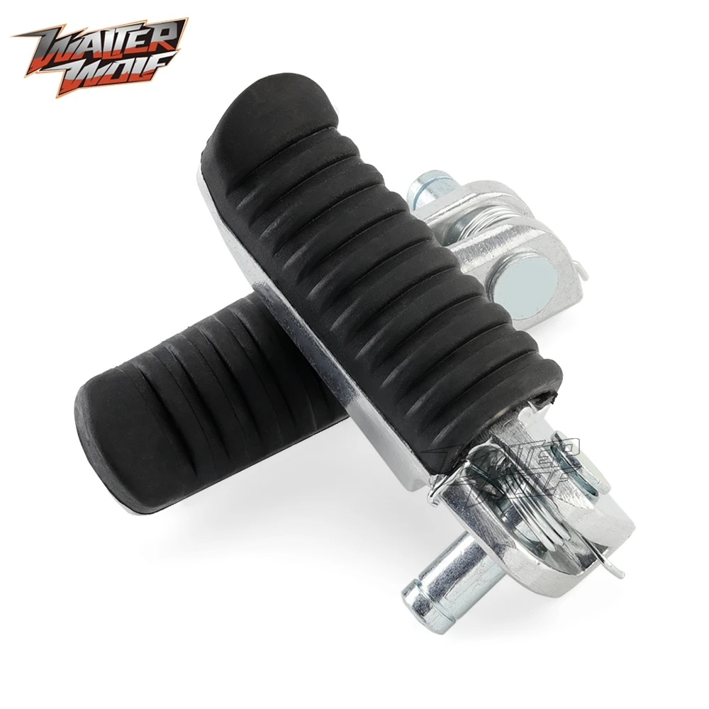 For Kawasaki Ninja Versys 650 1000 Rider Footrest Footpeg Pedal Rubber Cover Z900 Z1000 Z650 ZX-7 ZX6R ZX 9R 12R ER 6N ZZR ZRX