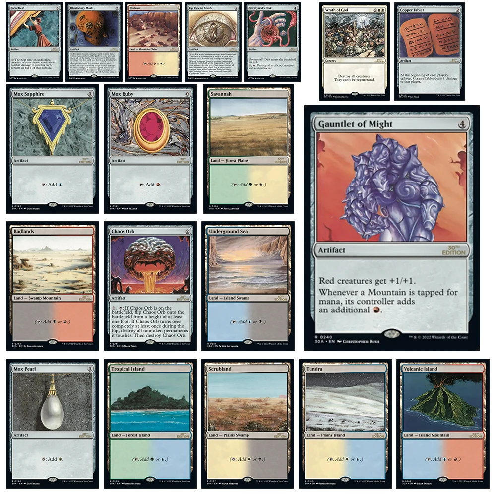 

Magic the Gatherings storms homemade DIY Savannah Mana Vault Cyclopean Tomb Forcefield Time Vault Board game collectible card