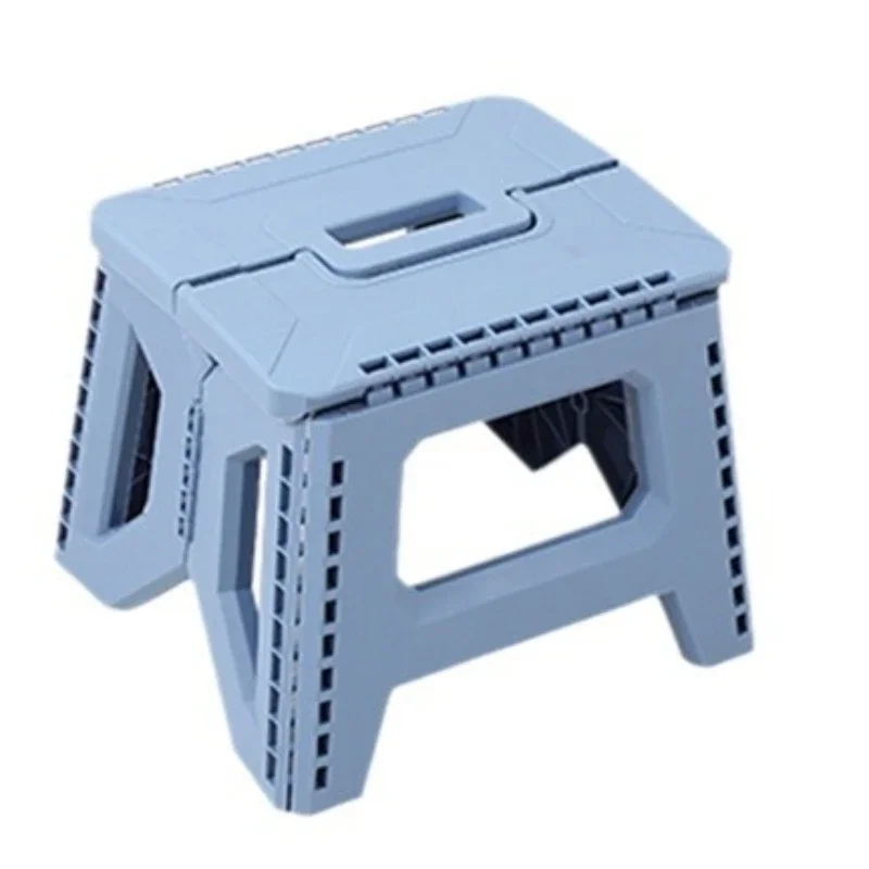 Strong Load-Bearing Folding Step Stool, Heavy-Duty Chair, Travel Use, Compact Collapsible Chair with Handle, Camping Supplies