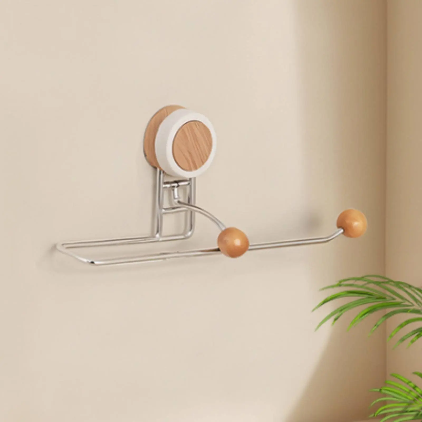Paper Towel Holder Rust-Resistant Kitchen Roll Dispenser Wall Mounted Paper Towel Rack Long-Lasting Stainless Steel for Renters