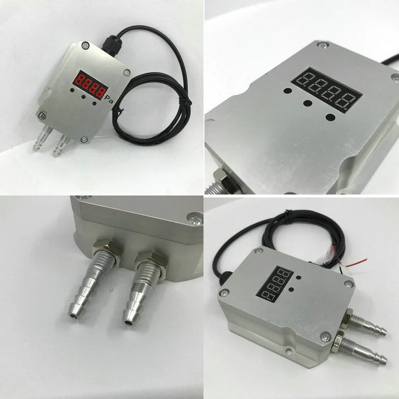 Digital Wind  Transmitter Differential Pressure Sensor Differential Pressure Meter Micro