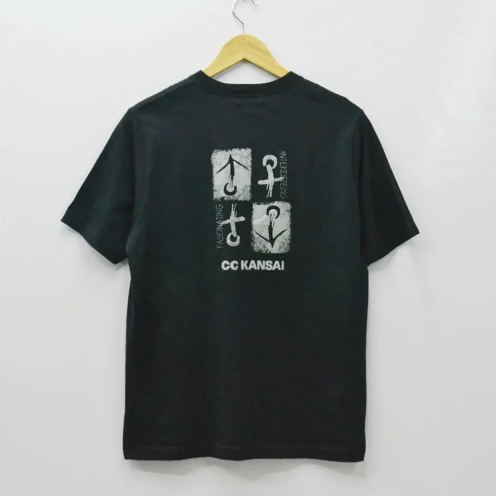 Cc Kansai T Shirt Size 4 Yamamoto Print Logo S M