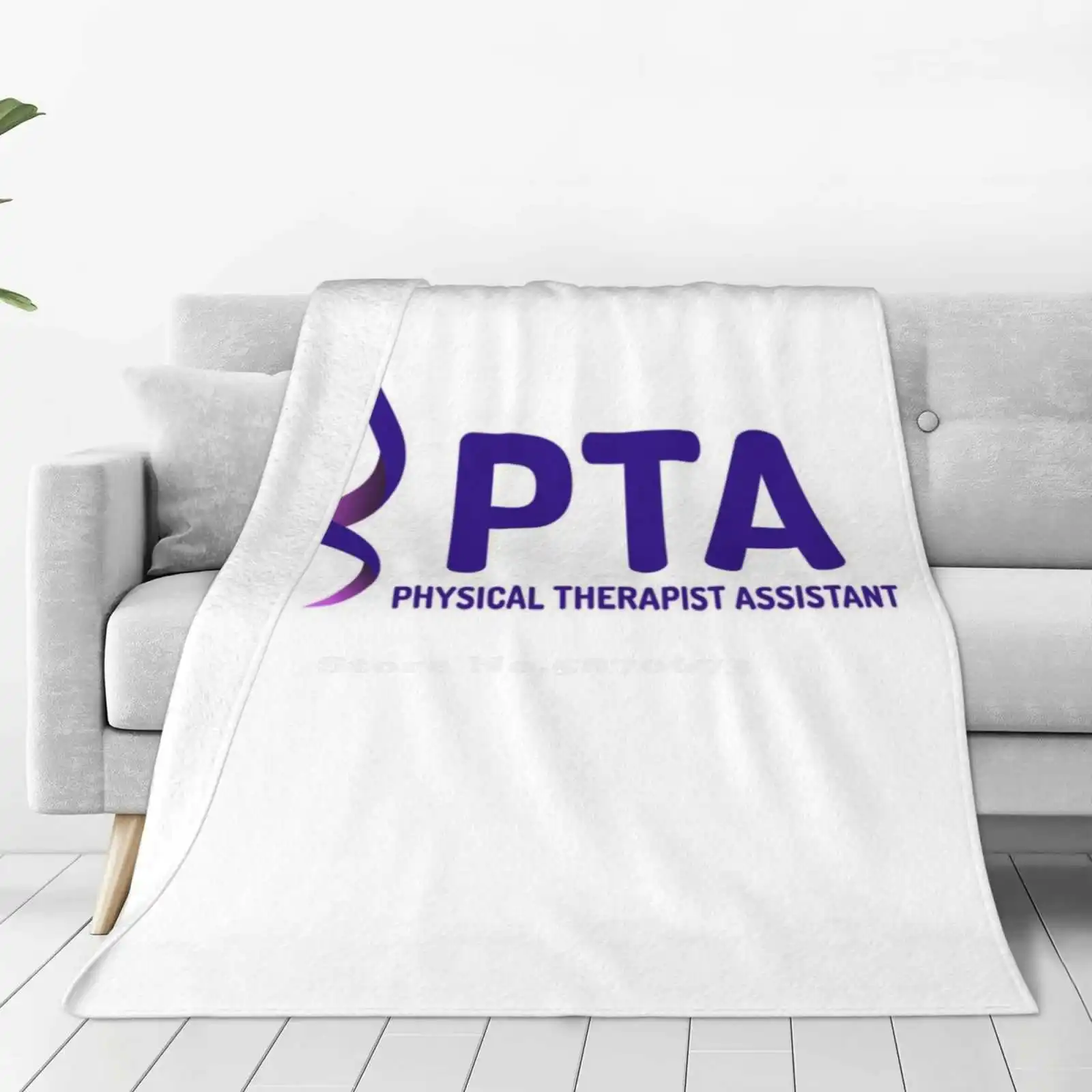 Physical Therapist Assistant Tees Fashion Soft Warm Throw Blanket Wellness Fitness Physiotherapy Physical Therapy Assistant