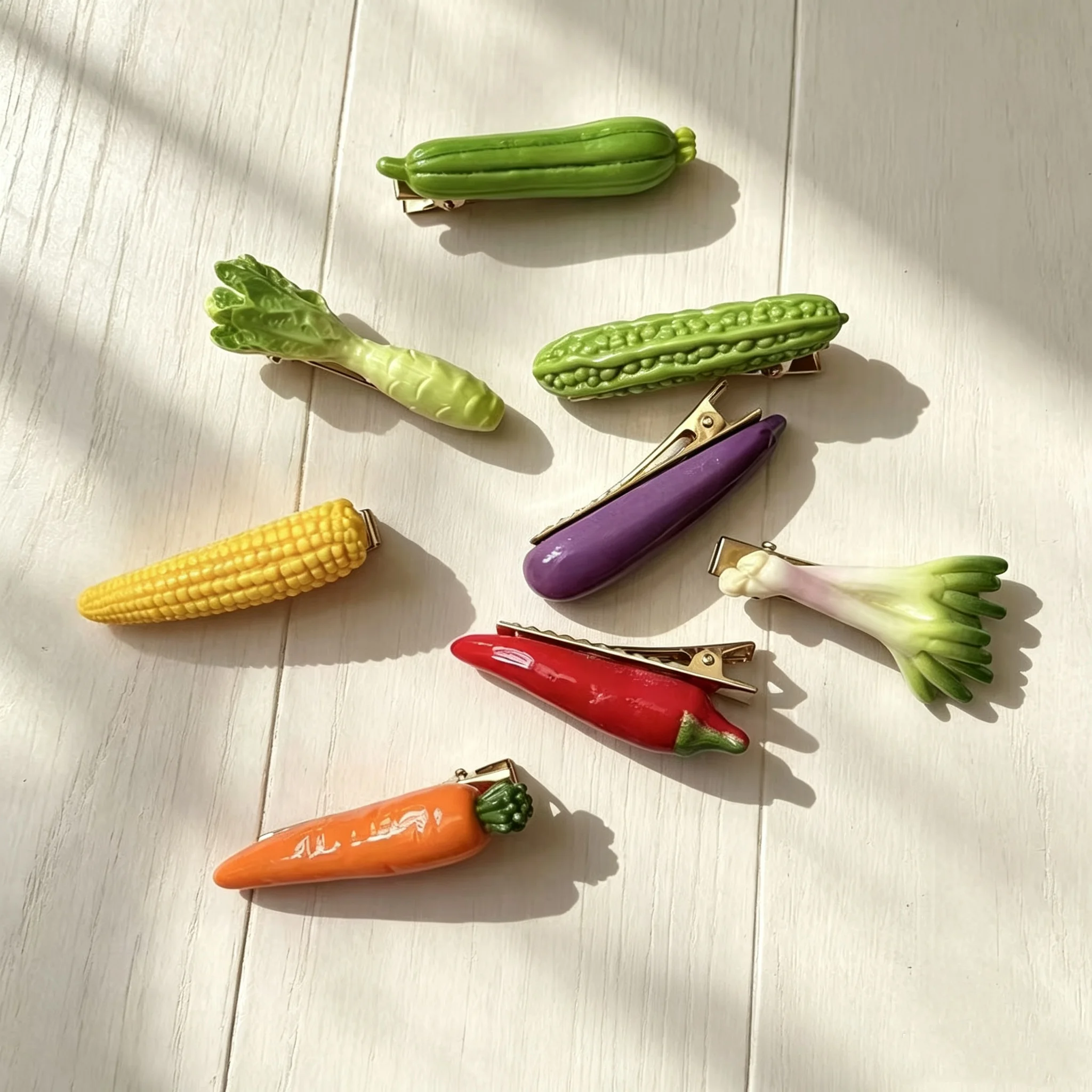 Simulated Corn Hair Clip Quirky Novelty Hair Accessory Corn Hairpin Handmade Bb Hair Clip For Campus Wear Daily Outings Bangs