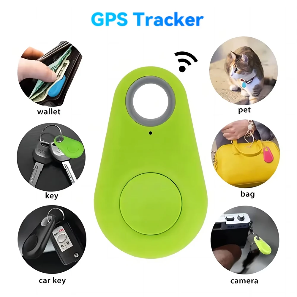 Pet Smart Mini GPS Tracker Waterproof Bluetooth Locator Tracer Pet Dogs/Cats Kids Car Key Collar Accessories Android Compatible