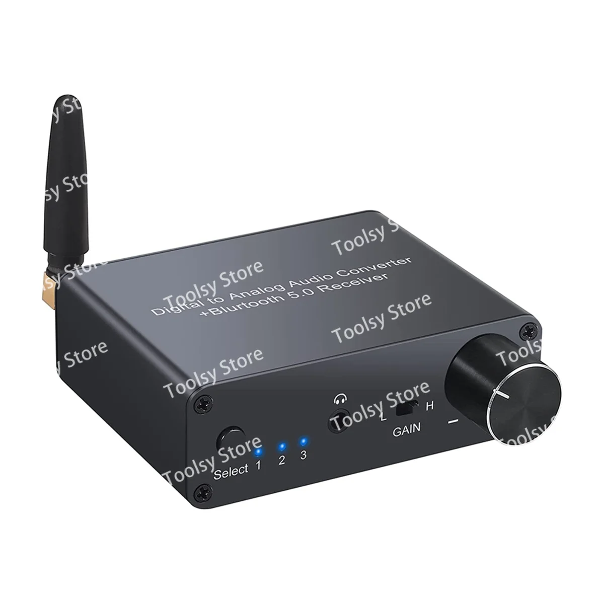 

ЦАП 192k с усилителем для наушников Цифро-аналоговый преобразователь Аудиоадаптер 3,5 мм