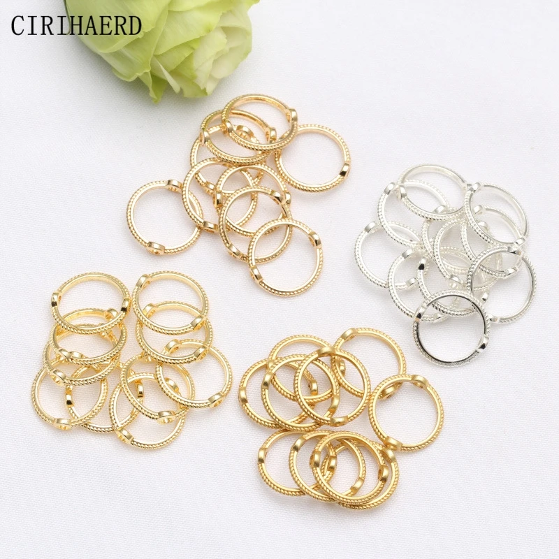 

9mm/11mm/13mm Clip Beads Guard Ring Y2k Jewelry Accessories Gear Bead Ring DIY Jewelry Making Kit Bead Set Wholesale Bulk Sale