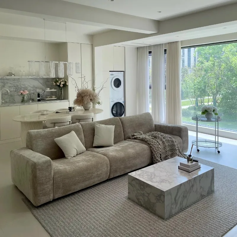 

Wooden Classic Luxury Living Room Sofa Modern Lounge Elegant Lazy Living Room Sofa Soft Children Divano Home Furniture