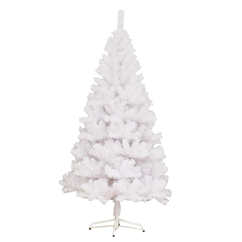 Christmas Tree 1.8m/1.5/1.2 White Holidays Decorations New Year Party Pvc Christmas Tree Home Decor Living Room 5.9 4.9 3.9 ft