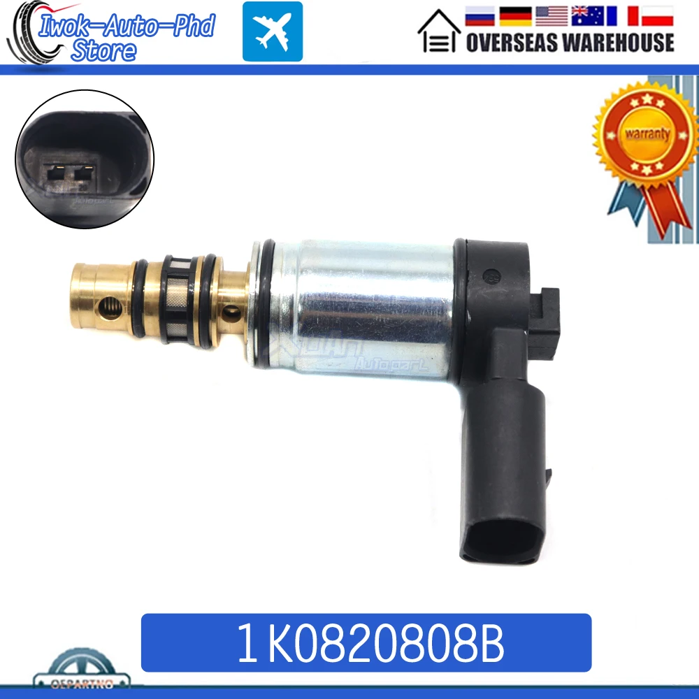 

Car Air Conditioning A/C Compressor Solenoid Control Valve 1K0820808B For Volkswagen Golf Audi A3 A4 TT SKODA 5Q0820803E