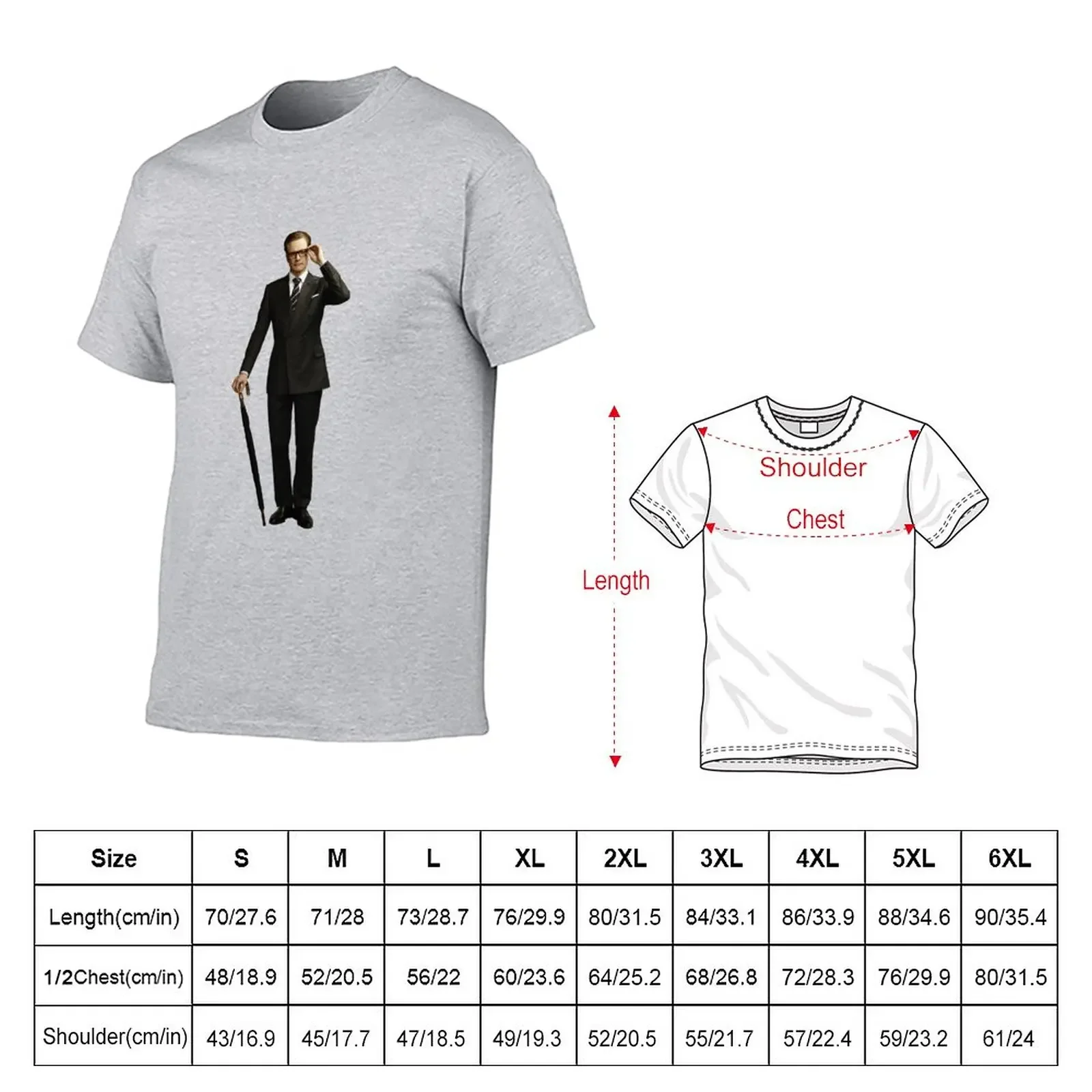 Colin Firth T-Shirt graphics cute clothes heavyweights t shirt for men