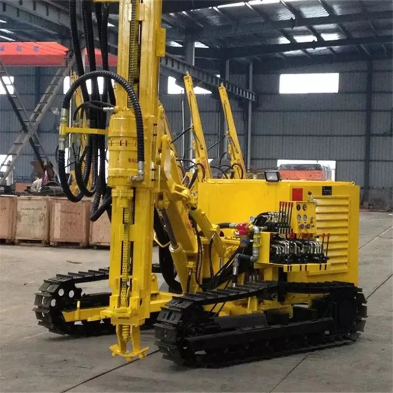 T-300 Borehole Drilling Machine Pneumatic DTH Drilling Rig Crawler Mine Hydralic Rock Tunnel Blasting Underground Drilling Rig