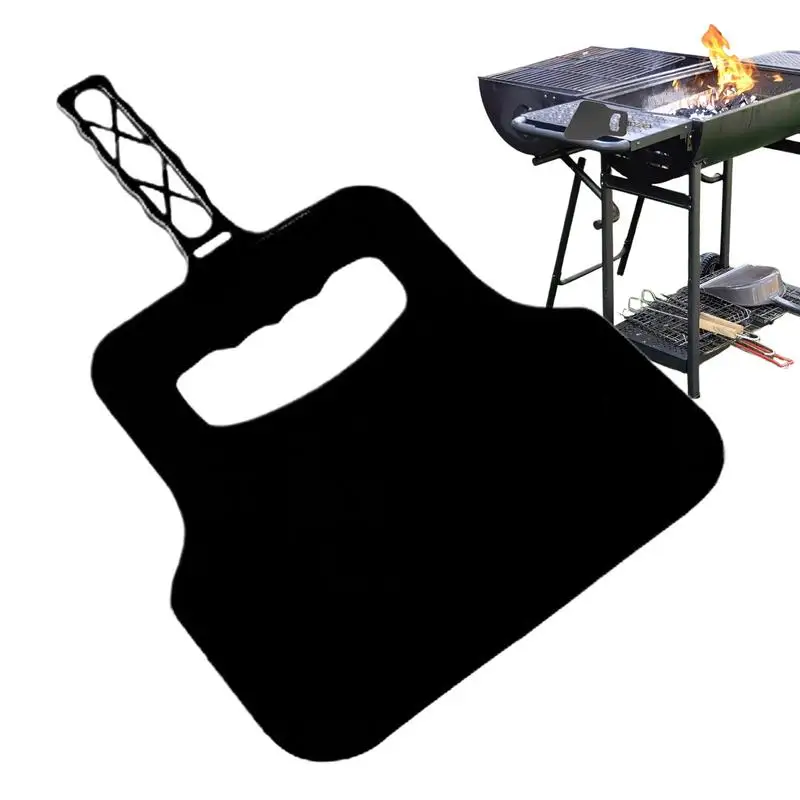 Ventilateur de Barbecue en plastique résistant à la chaleur, ventilateur manuel portatif pour gril, ventilateur à manivelle, Camping en plein air