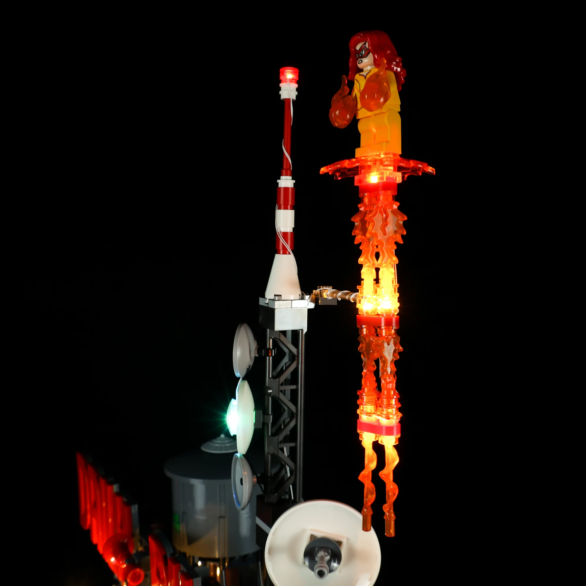 데일리 버글 76178 빌딩 블록 시티 브릭 DIY 램프 장난감 세트용 모델 LED 라이트 키트 없음