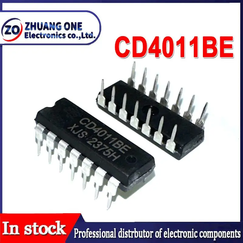 10PCS CD4011BE DIP14 CD4011 DIP 4011BE DIP-14 TC4011BP new and original IC