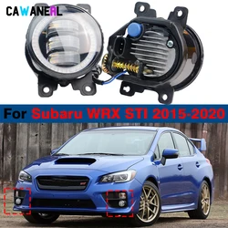 Car Adjustable LED Angel Eye Fog Light Daytime Running Lamp DRL H11 2 Pieces For Subaru WRX STI 2015 2016 2017 2018 2019 2020