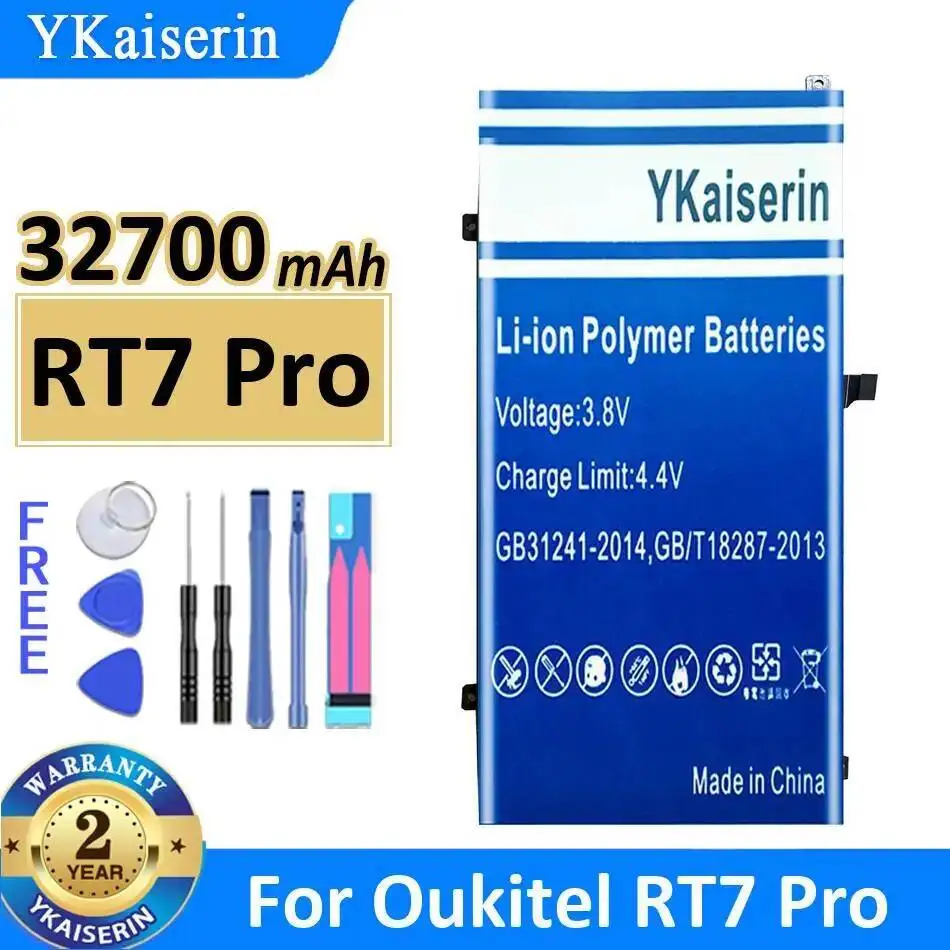 

Tablet Battery 32700Mah For Oukitel RT7 Pro Reliable Power Supply