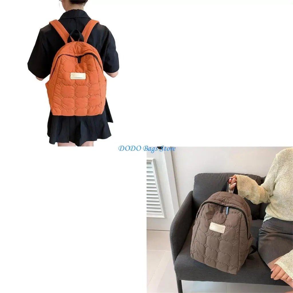 

Повседневный рюкзак-пуховик, рюкзак большой емкости, водонепроницаемый легкий рюкзак, школьная сумка, регулируемый ремень для и