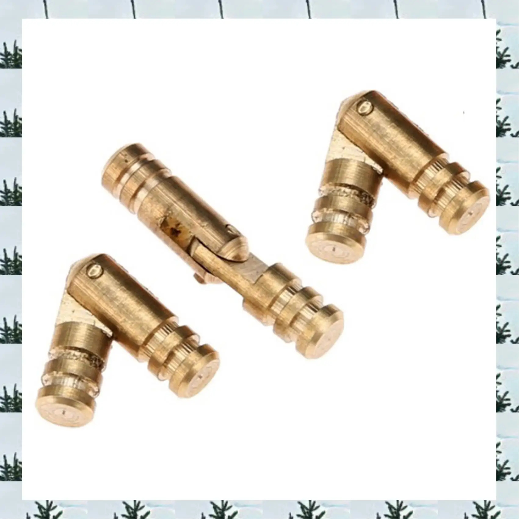 

ABLG 200 шт. латунные скрытые бочковые петли для ювелирных изделий, деревянные шкатулки для шкафа, невидимая мебельная петля 4X20 мм