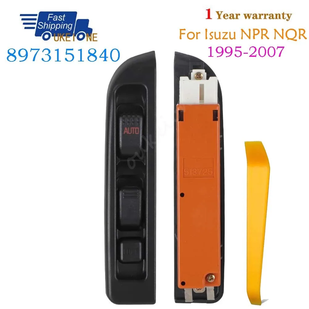 

8973151840 For Isuzu NPR NQR 1995-2007 Front Right Master Driver Side Electric Power Lifter Window Switch Button Car Accessories