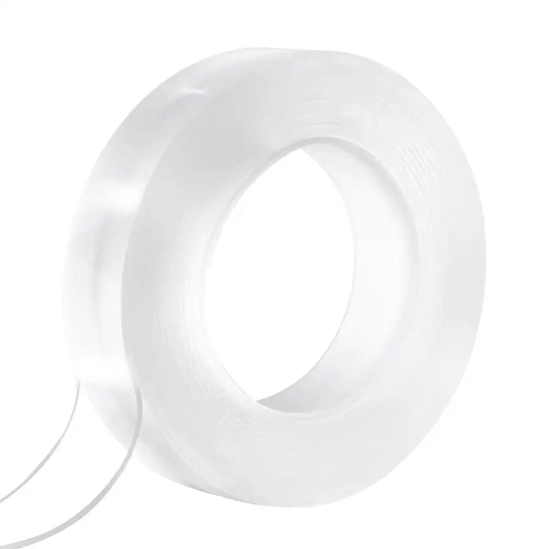 

Double Sided Tape Heavy Duty, 16 ft Long Nano Mounting Tape, Strong Adhesive & Reusable, Clear Two Sided Wall Tape, Removable Poster Picture Hanging Strips for Home, Office, Car, Outdoor Use