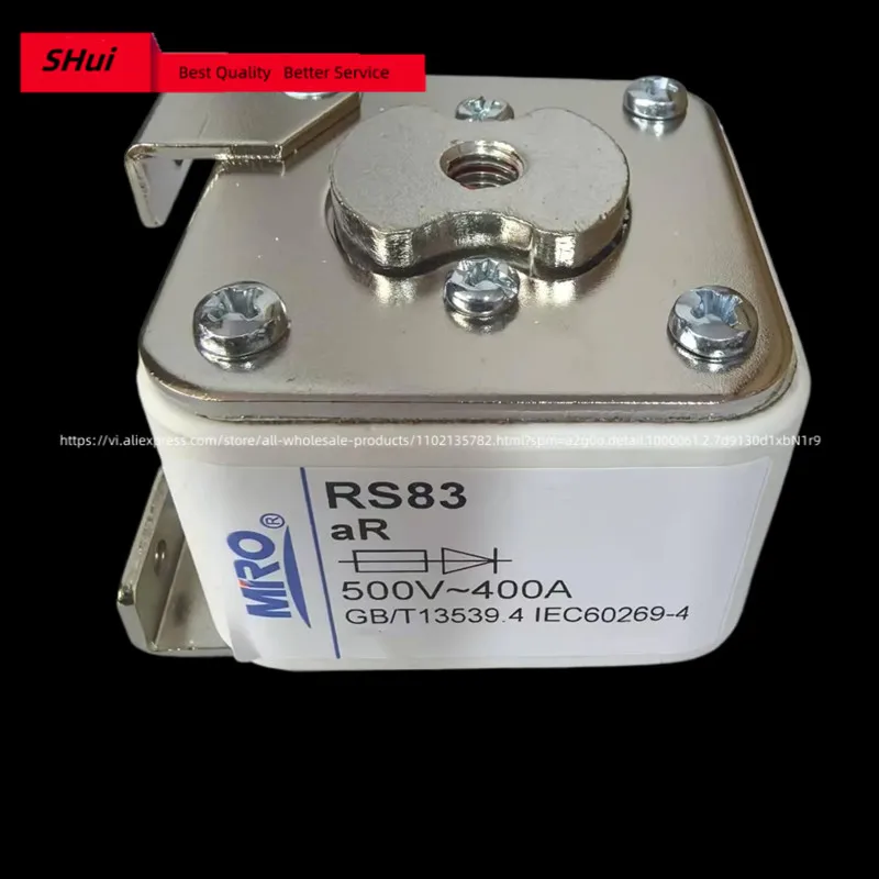 Rapid fuse body RS83 A3-66C-TS 500V 300A 400A for square semiconductor protection