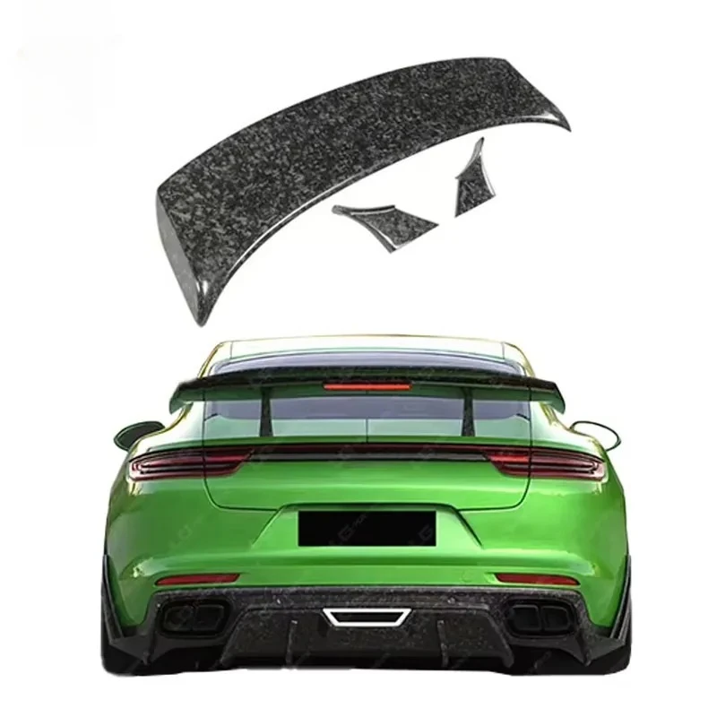 Forged Carbon Spoiler for 970 971 971.2 Upgrade SD Style Modified Forged Carbon Rear Wing Spoiler Car