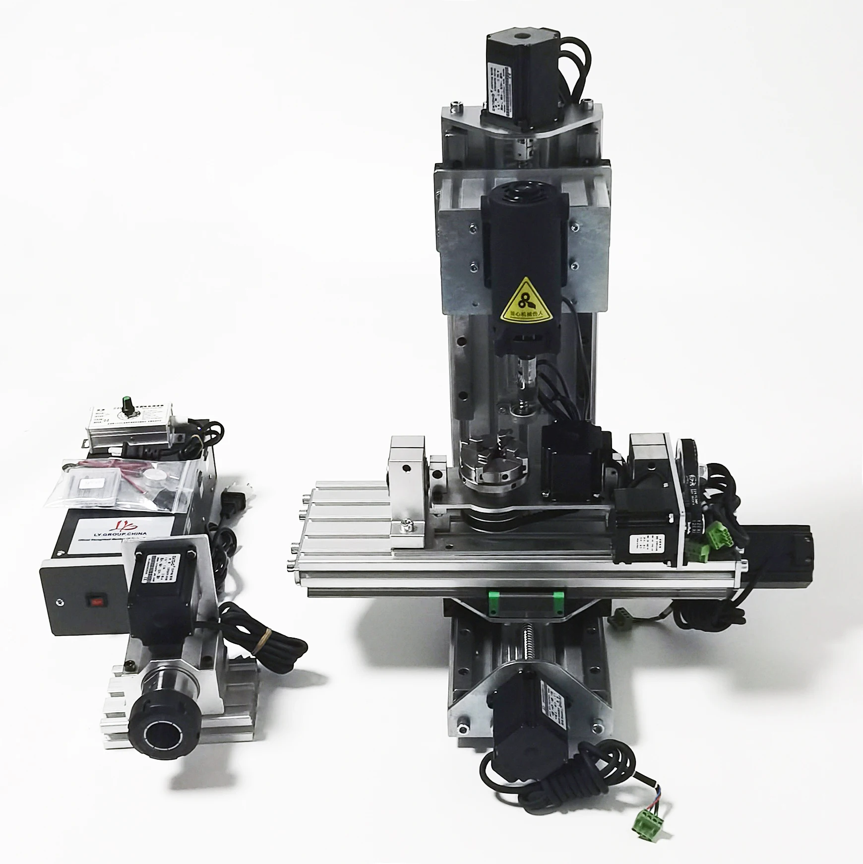 LY 2515 CNC Router Spindle 1000W Air-Cooled Engraver Metal Drilling Milling Cutting Wood Lathe Vertical Type Engraving Machine