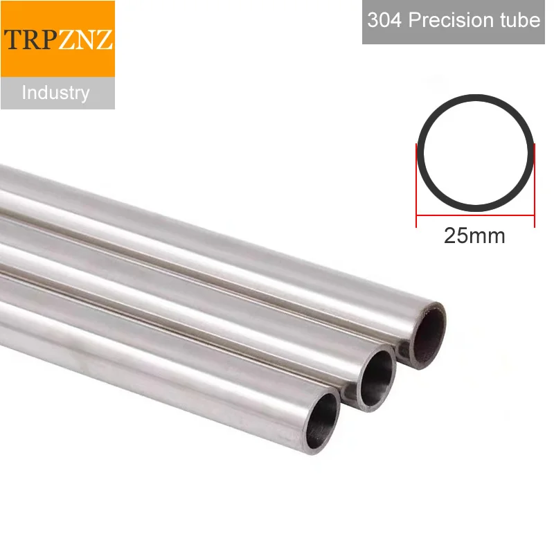 

OD25mm 304 stainless steel precision pipe Outer diameter 25mm wall thickness 1mm 2mm 2.5mm 3mm polished inside and outside