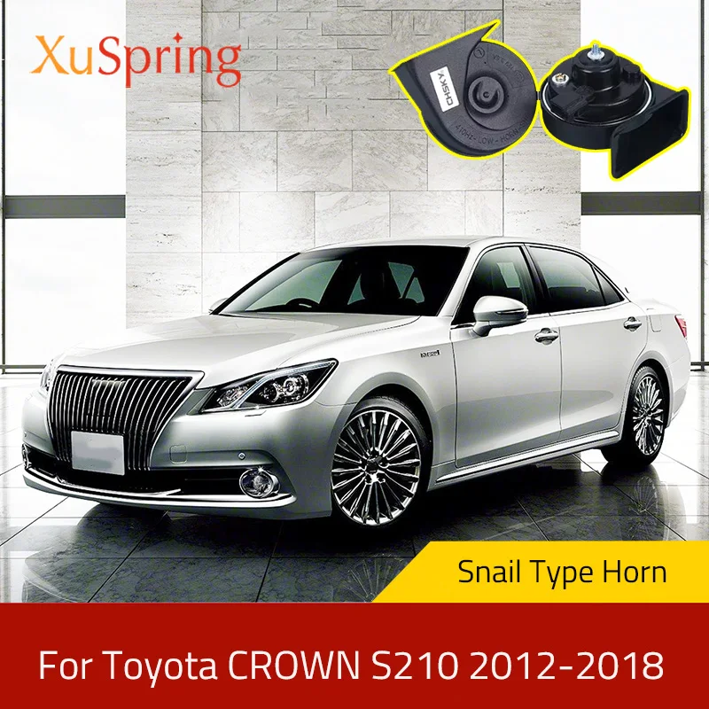 Car Snail Horn Speakers Tweeter High Bass Waterproof Whistle Accessories For Toyota CROWN S210 2012-2018